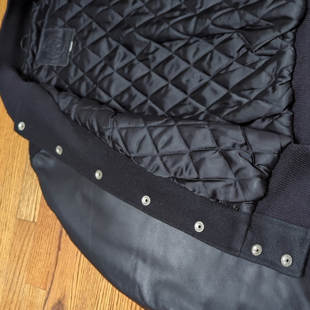 Like New Golden Bear Black Varsity Jacket - Picture 7 of 11